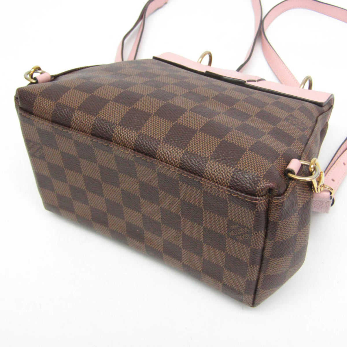 Louis Vuitton Clapton Damier and Leather, Brown, Canvas, Backpack