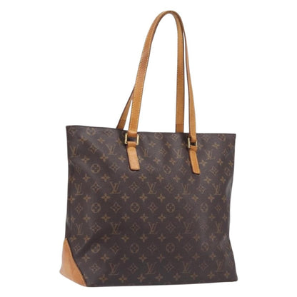 Louis Vuitton Cabas Mezzo Monogram Canvas, Brown, Canvas, Tote Bag