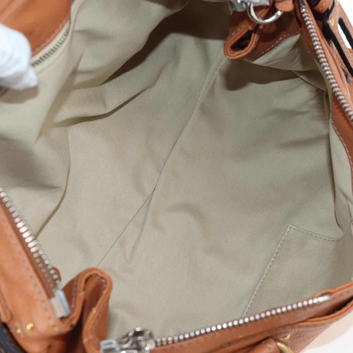 Chloe Paddington Leather, Brown, Leather, Tote Bag