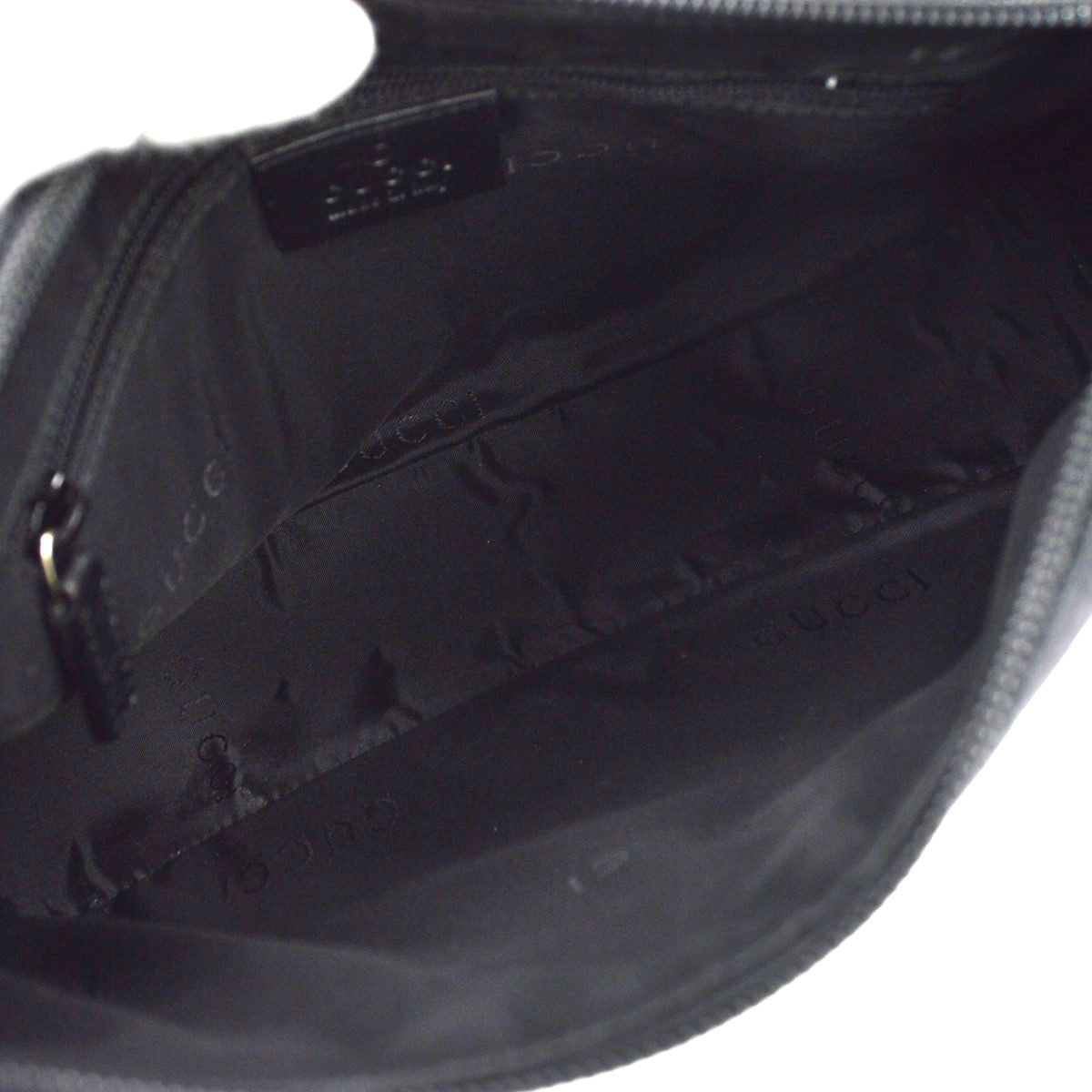 Gucci Bamboo Bullet GG Canvas, Black, Canvas, Handbag