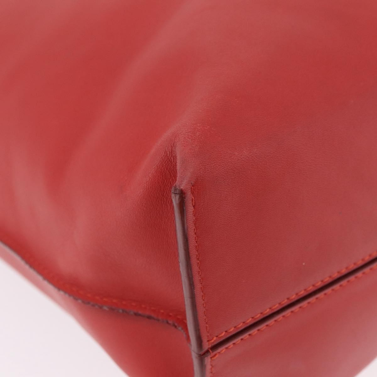 Loewe Tote Leather, Red, Leather, Tote Bag