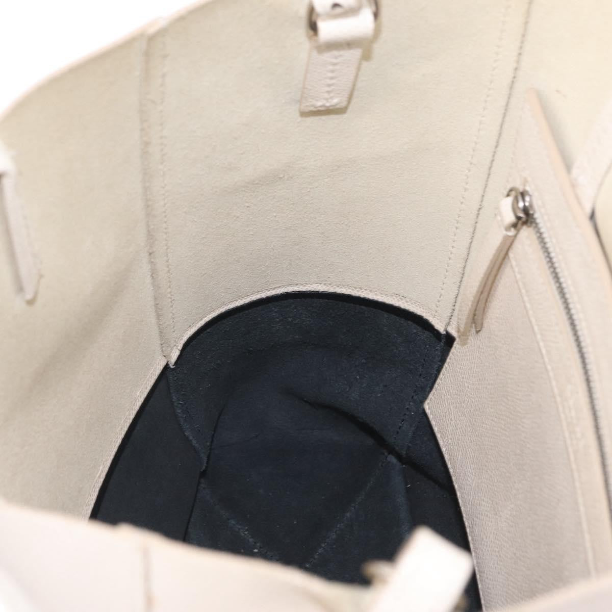 Celine Vertical Bi-Cabas Leather, Black, Leather, Tote Bag