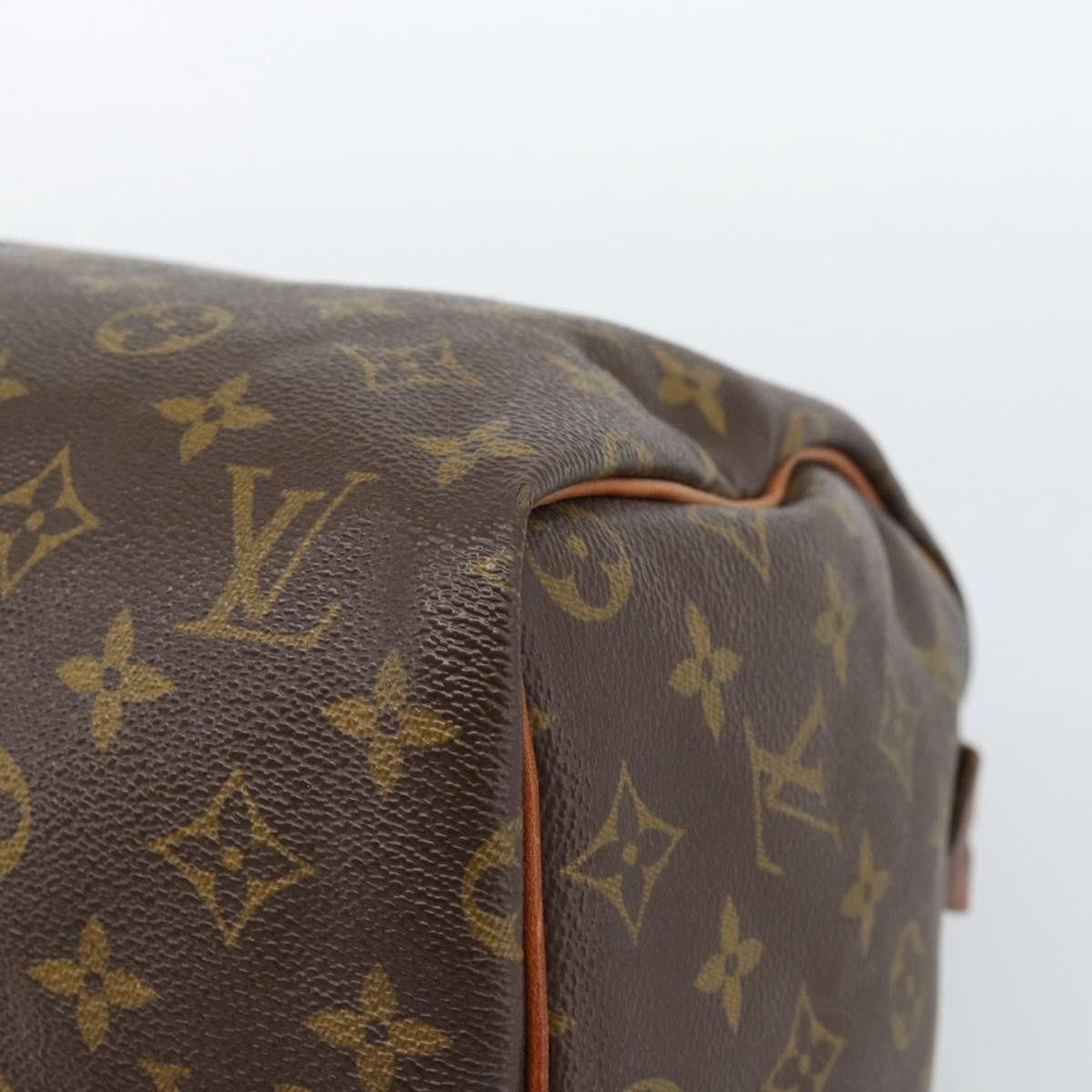 Louis Vuitton Speedy Monogram Canvas, Brown, Canvas, Handbag