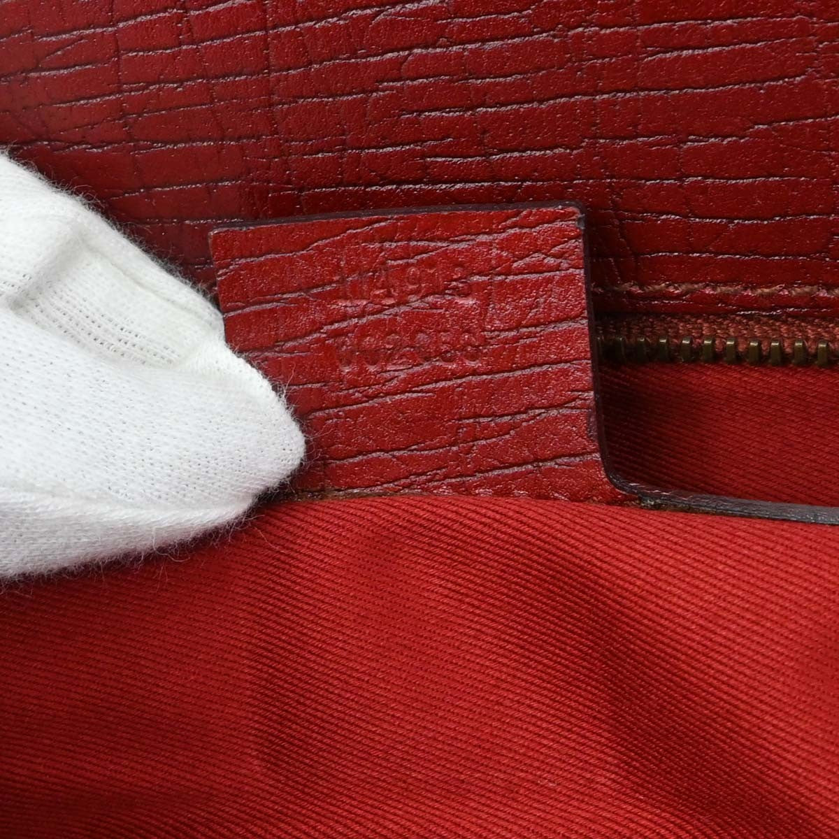 Gucci Horsebit Bracket GG Canvas, Red, Canvas, Tote Bag