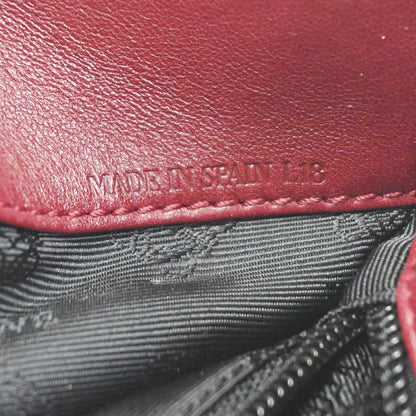 Loewe Anagram Leather, Red, Suede, Tote Bag