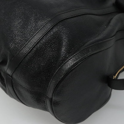 Bvlgari Chandra Leather, Black, Leather, Shoulder Bag