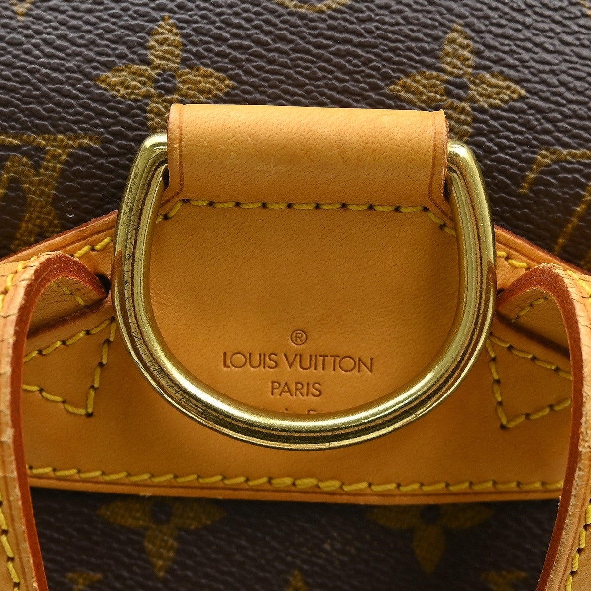 Louis Vuitton Vintage Montsouris Monogram Canvas, Brown, Canvas, Backpack