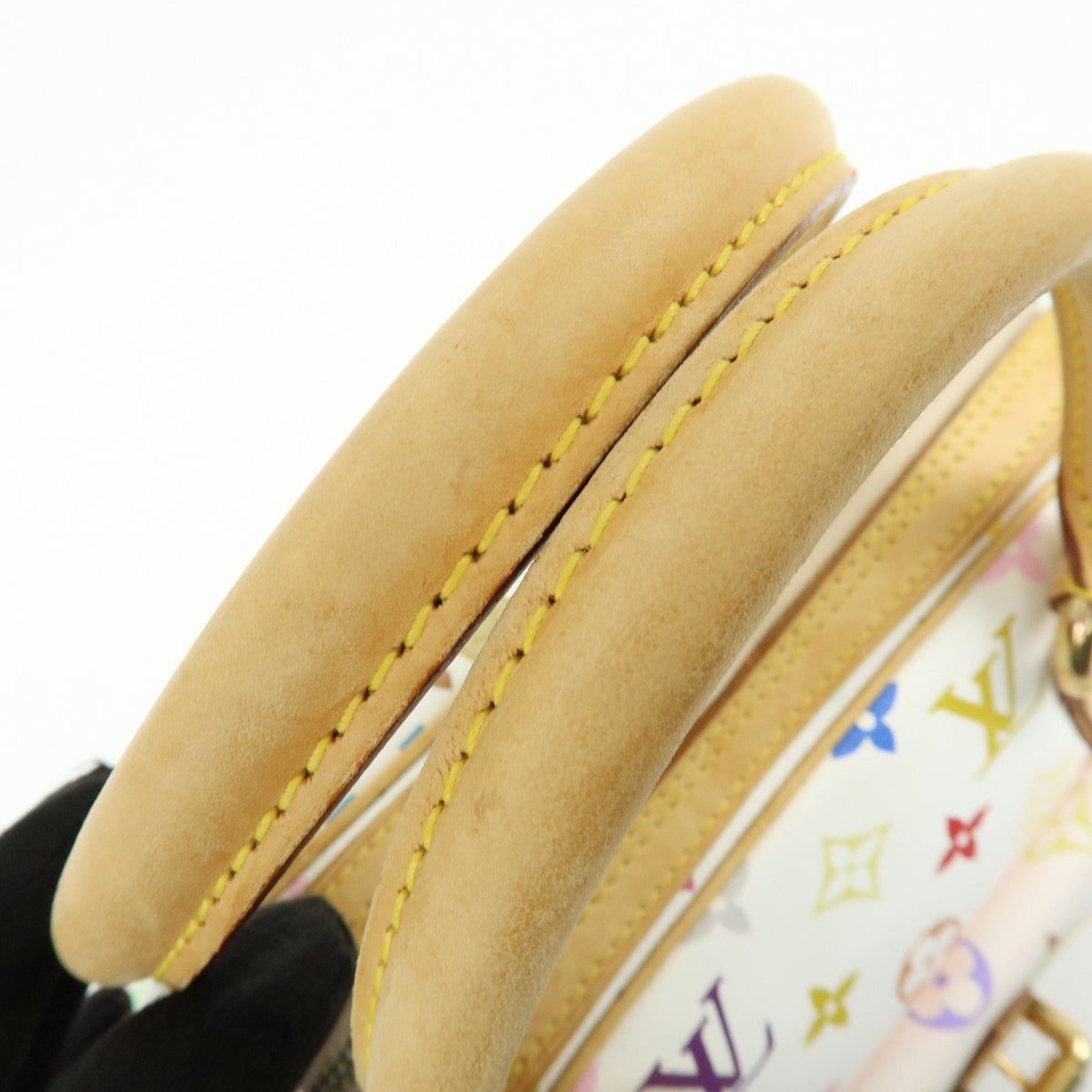 Louis Vuitton Priscilla Monogram Multicolor, White, Canvas, Handbag