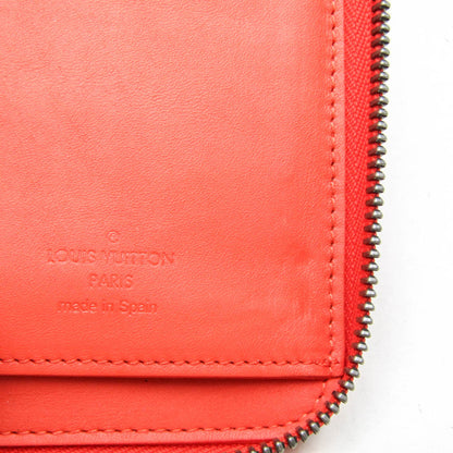 Louis Vuitton Zippy Damier Infini Leather, Red, Leather, Wallet