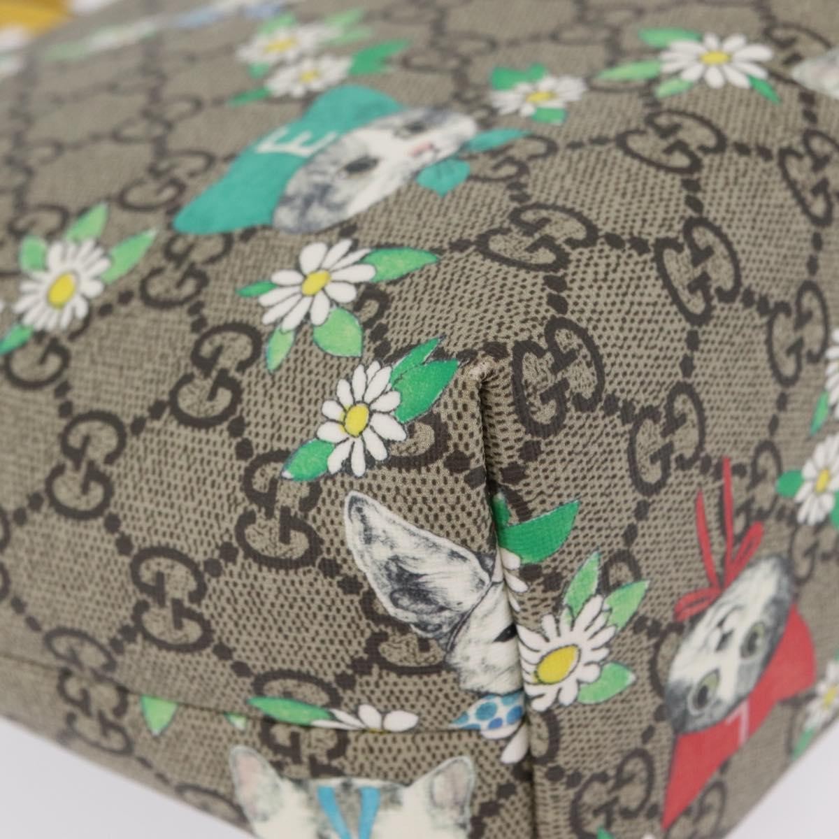 Gucci Children's Printed GG Coated Canvas, Beige, Canvas, Tote Bag