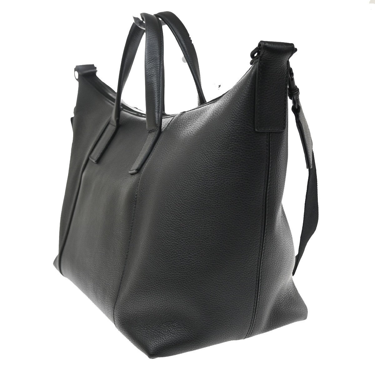 Balenciaga Hourglass Carryall Leather, Black, Leather, Handbag