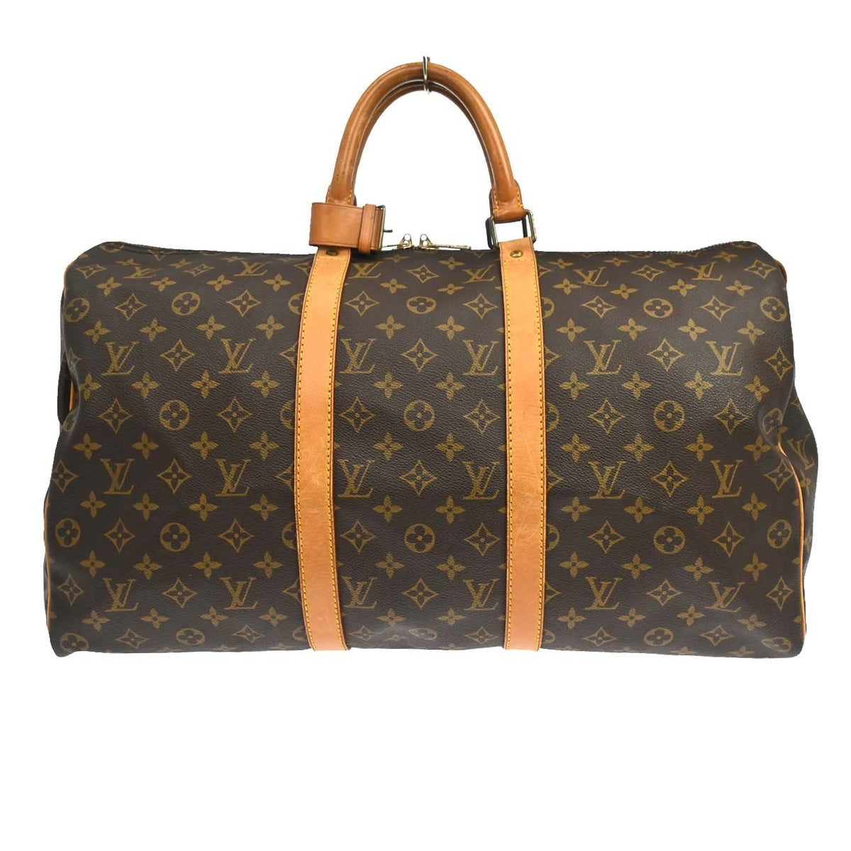 Louis Vuitton Keepall Monogram Canvas, Brown, Canvas, Travel Bag