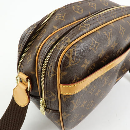 Louis Vuitton Reporter Monogram Canvas, Brown, Canvas, Shoulder Bag
