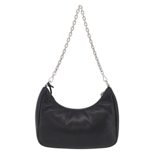 Prada Re-Edition 2005 Nappa Leather, Black, Leather, Shoulder Bag