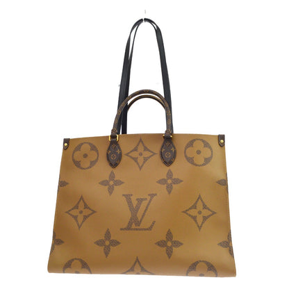 Louis Vuitton OnTheGo Reverse Monogram Giant, Brown, Canvas, Tote Bag