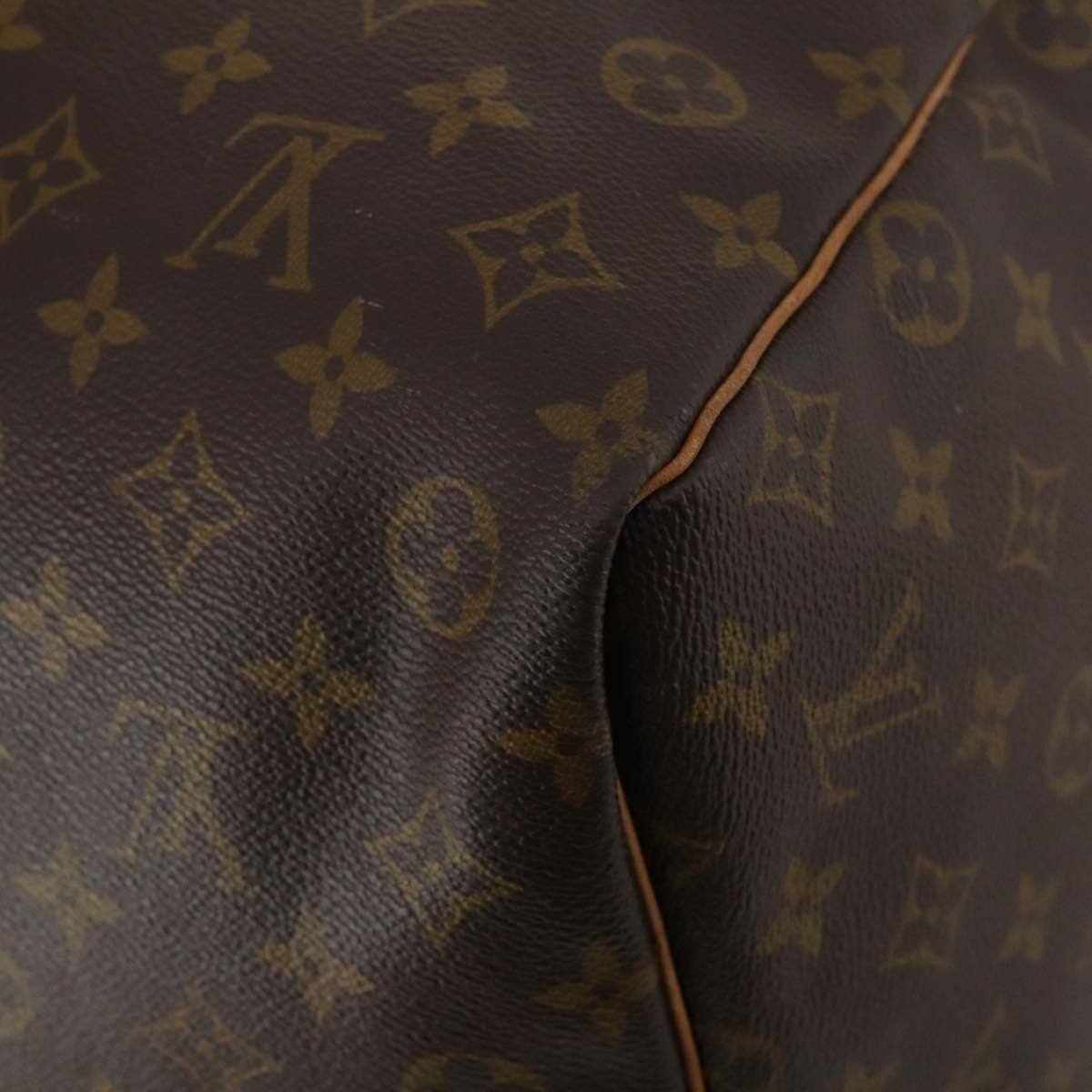 Louis Vuitton Keepall Monogram, Brown, Canvas, Travel Bag