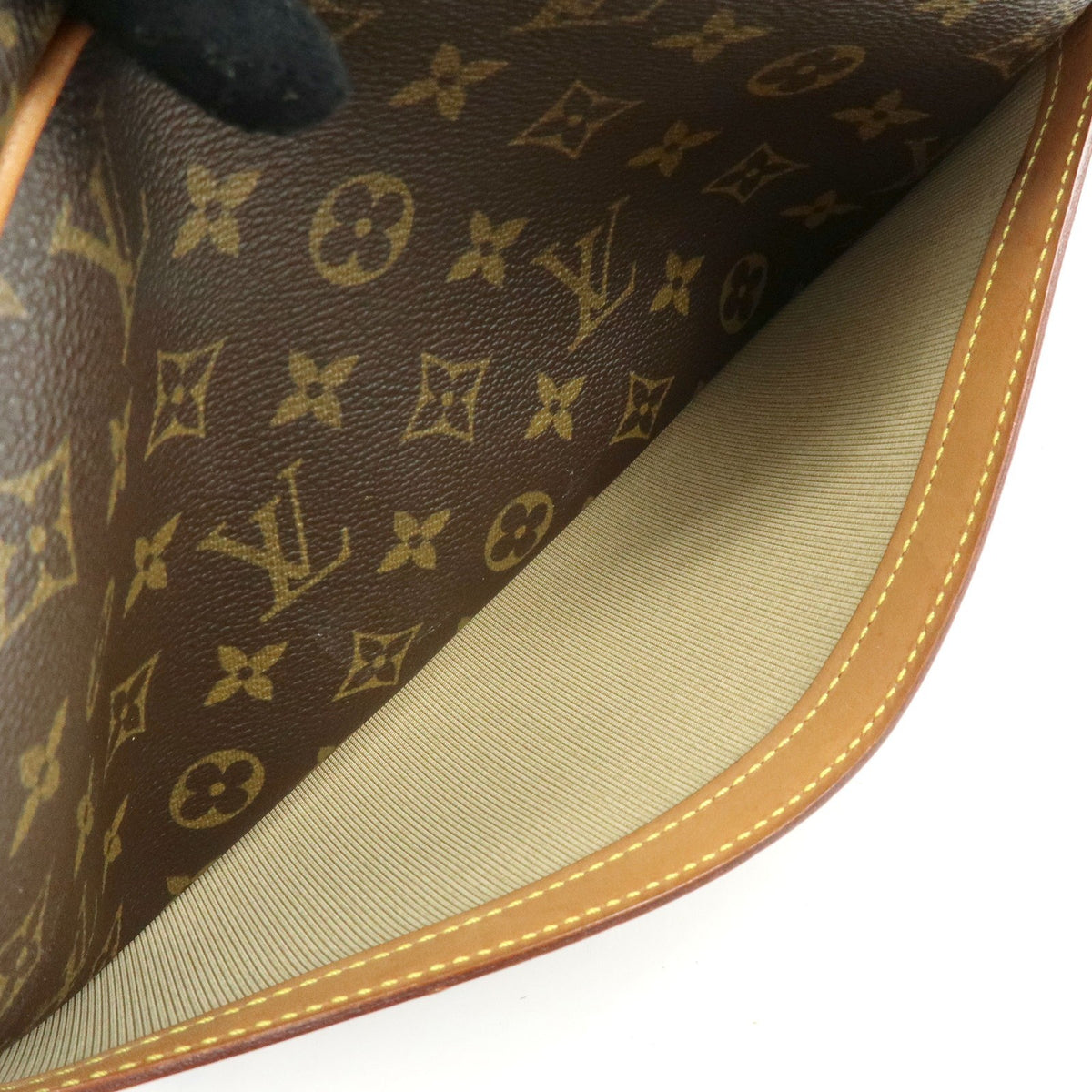 Louis Vuitton Reporter Monogram Canvas, Brown, Canvas, Shoulder Bag