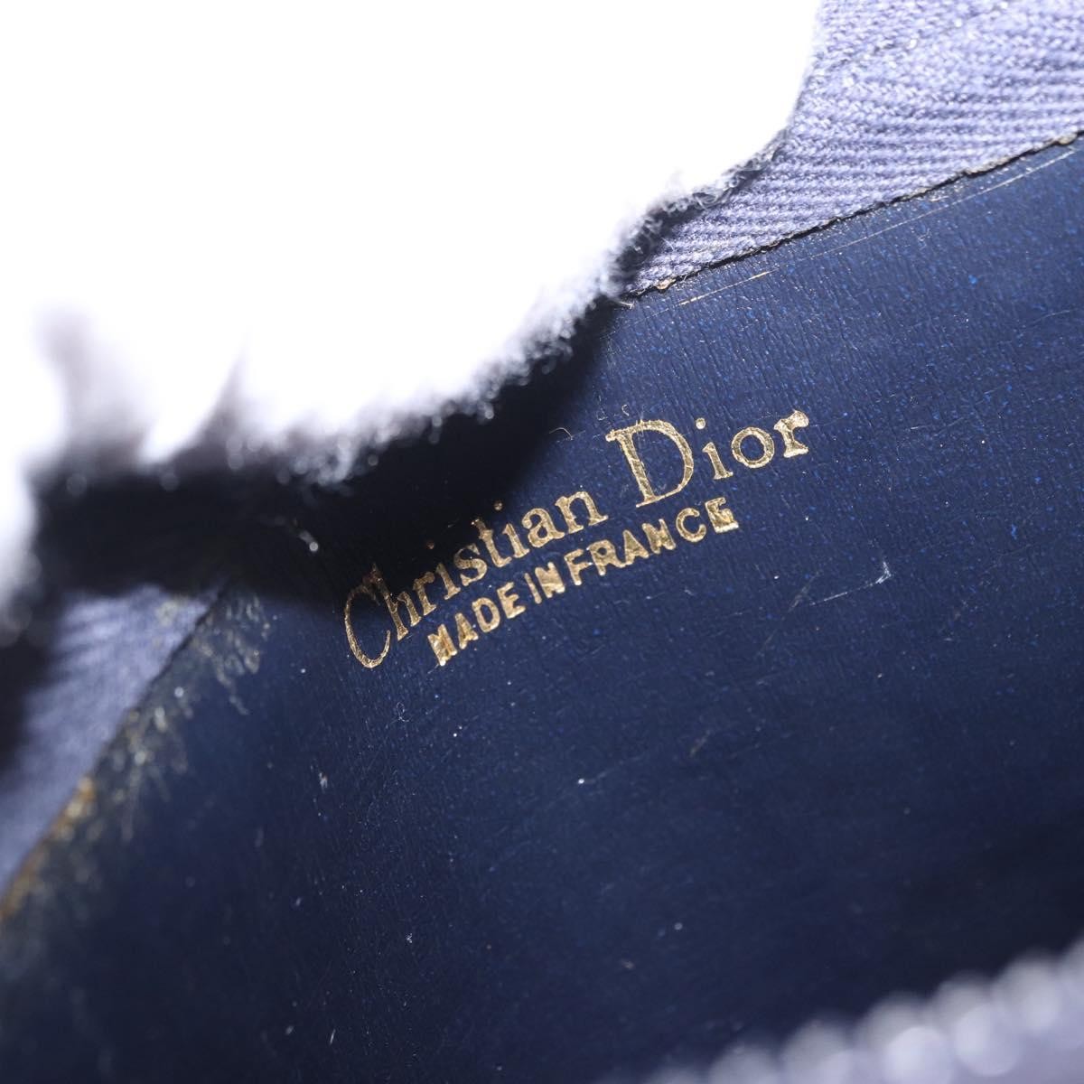 Christian Dior Trotter shoulder Canvas, Navy, Canvas, Handbag