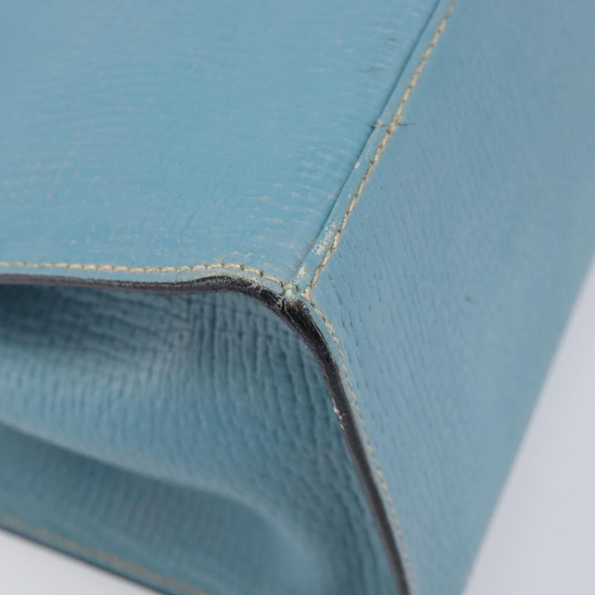 Loewe Tote Leather, Blue, Leather, Tote Bag