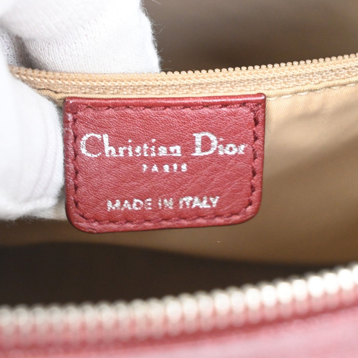 Christian Dior Vintage Street Chic Messenger Diorissimo Canvas and Leather, Brown, Canvas, Shoulder Bag