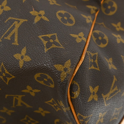 Louis Vuitton Keepall Bandoulière Monogram, Brown, Canvas, Travel Bag