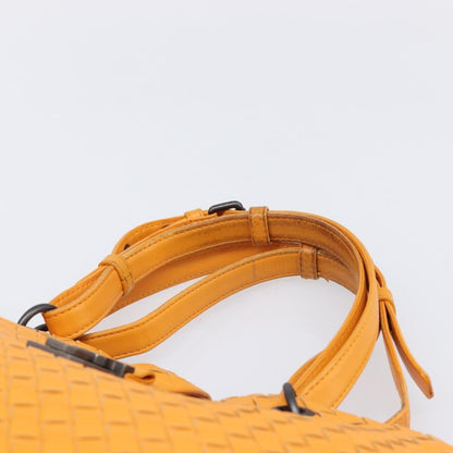 Bottega Veneta Capri Intrecciato Nappa, Orange, Leather, Tote Bag