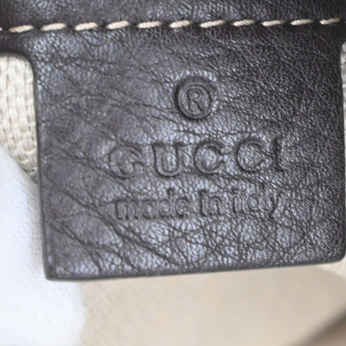 Gucci Icon Bit GG Canvas, Brown, Canvas, Tote Bag