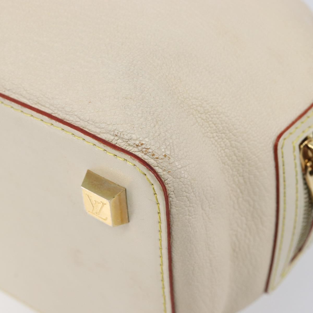 Louis Vuitton Suhali L'Ingenieux Leather, White, Leather, Handbag