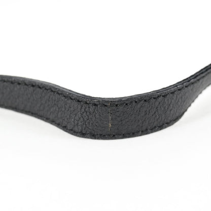 Gucci Vintage Bamboo Front Pocket Suede, Black, Suede, Tote Bag