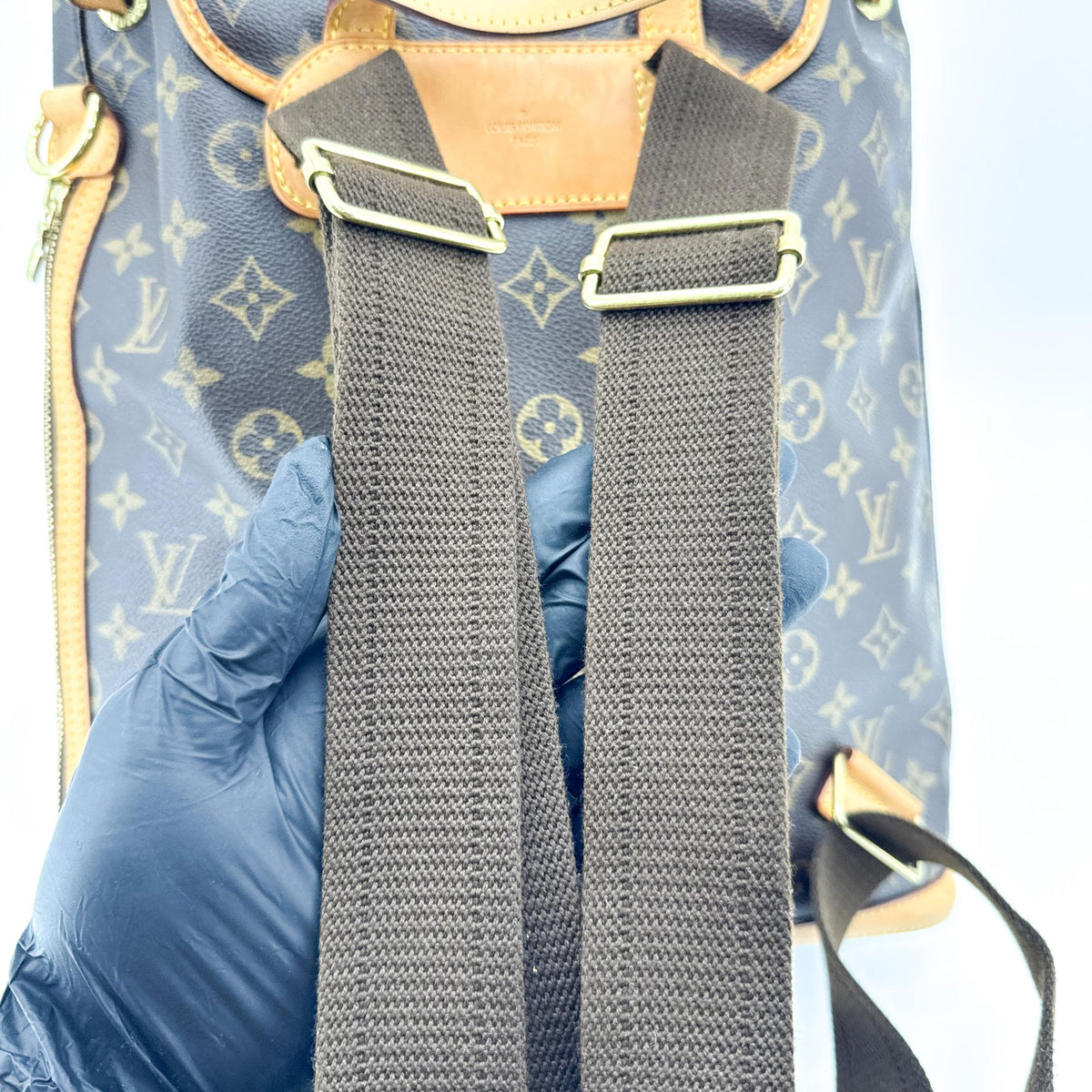 Louis Vuitton Bosphore Monogram Canvas, Brown, Canvas, Backpack