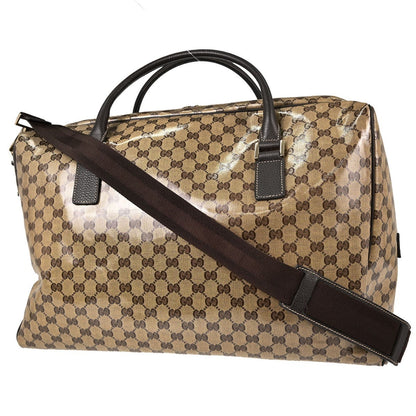 Gucci GG Top Handle GG Matelasse Leather, Beige, PVC, Tote Bag