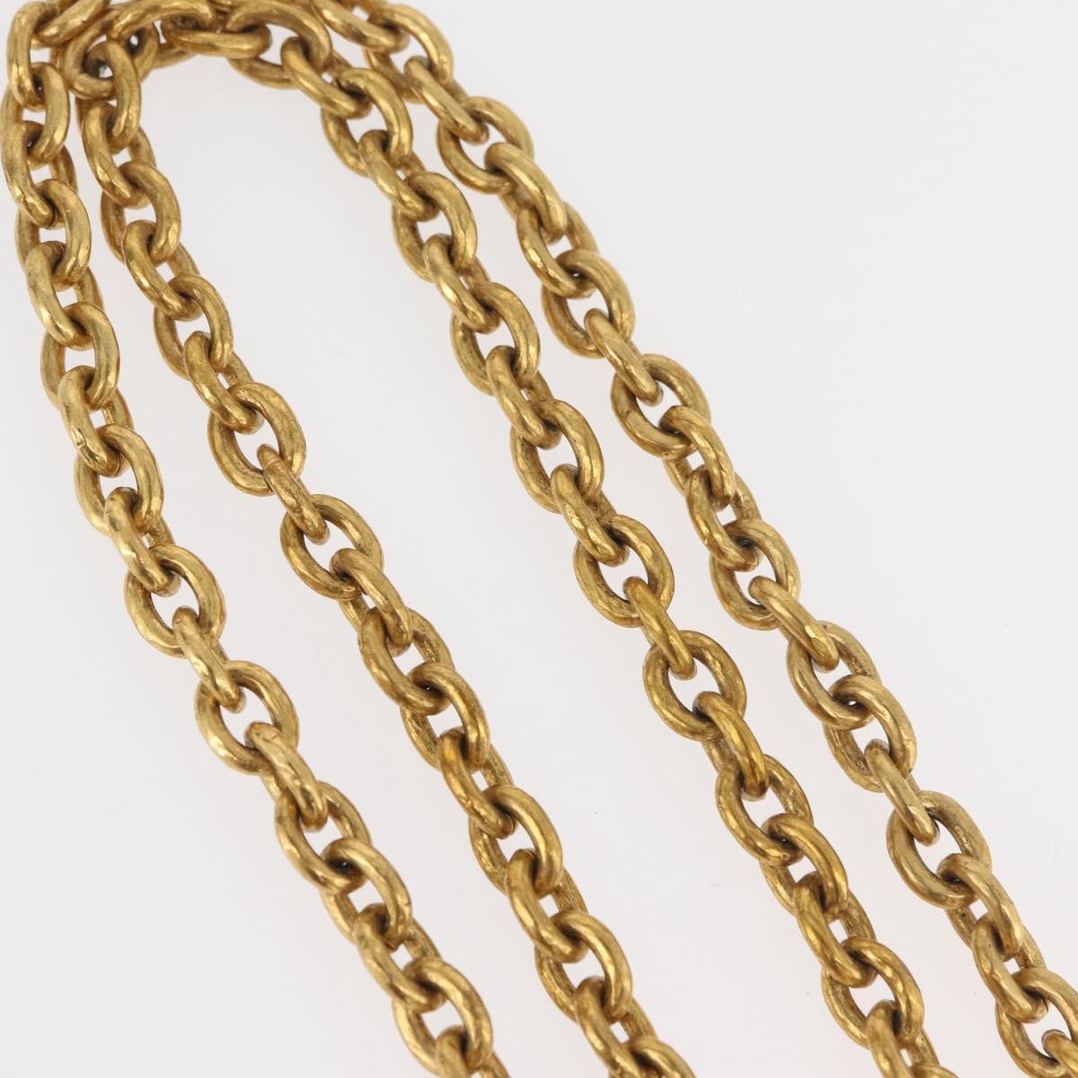 Chanel CC Pendant Metal, Gold, Metal, Necklace