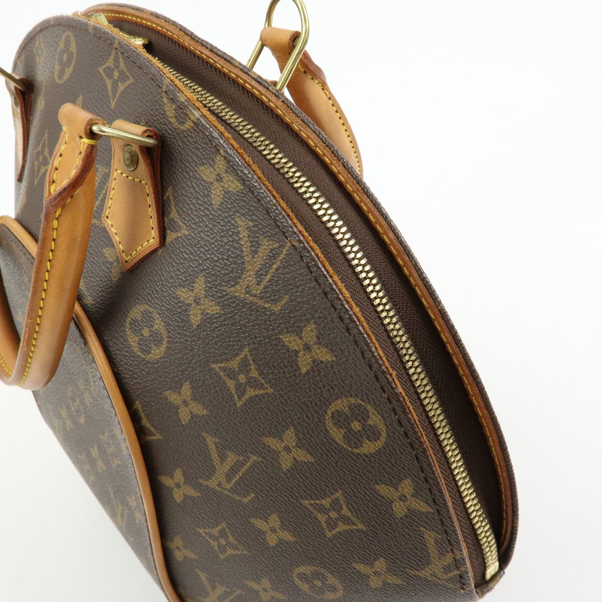 Louis Vuitton Ellipse Monogram Canvas, Brown, Canvas, Handbag