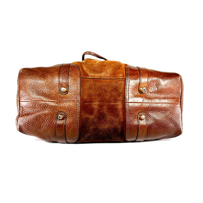 BURBERRY Σουέτ Δερμάτινο Κορδόνι Hobo