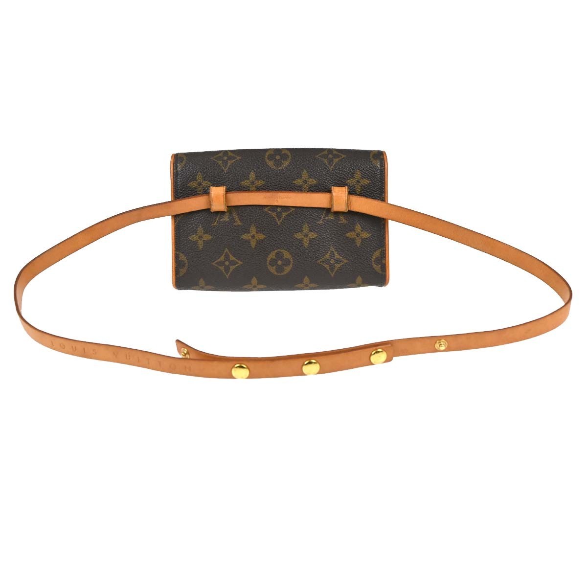 Louis Vuitton Florentine Waist Monogram Canvas, Brown, Canvas, Handbag