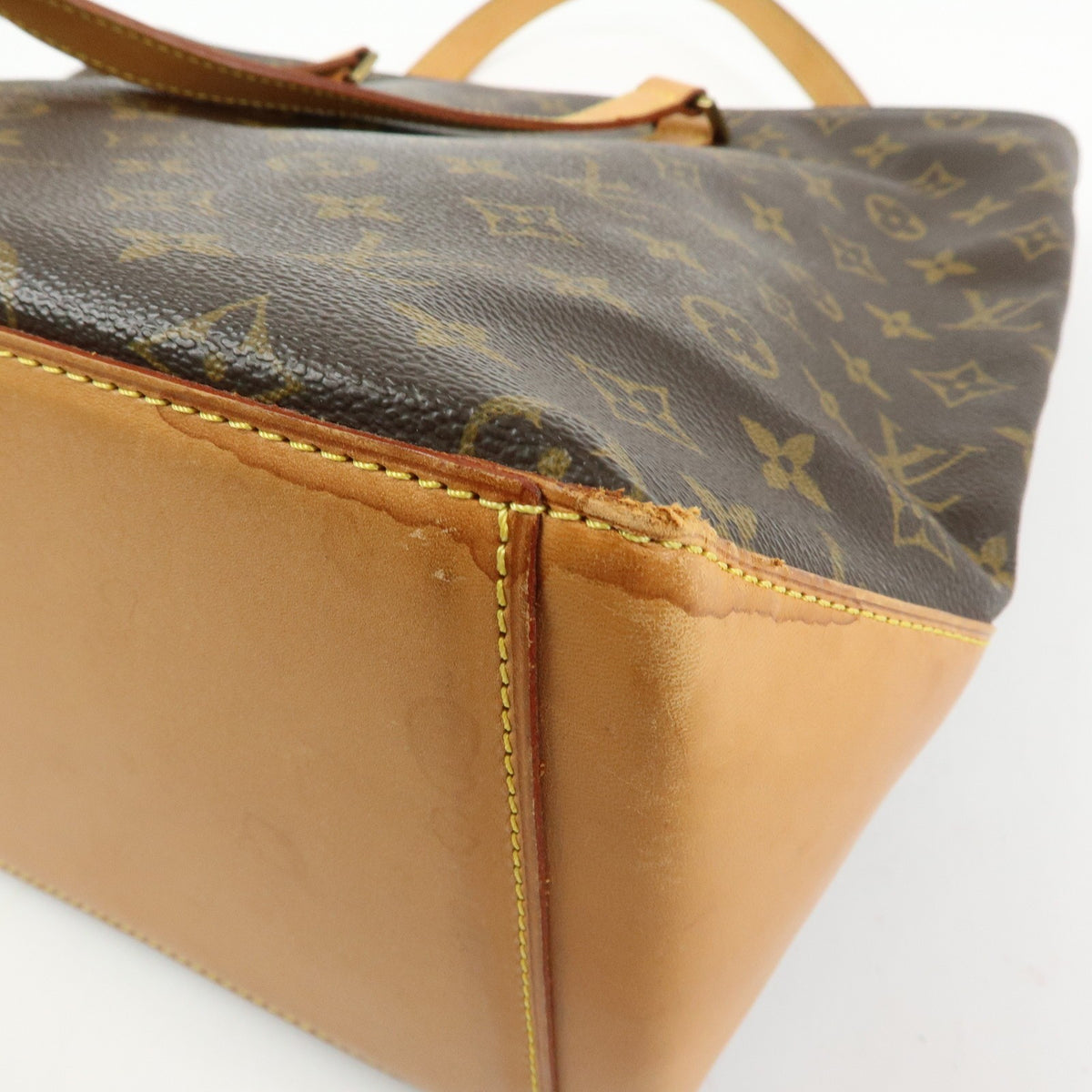 Louis Vuitton Cabas Mezzo Monogram Canvas, Brown, Canvas, Tote Bag
