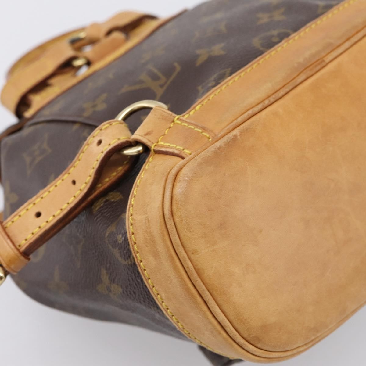 Louis Vuitton Vintage Montsouris Monogram Canvas, Brown, Canvas, Backpack