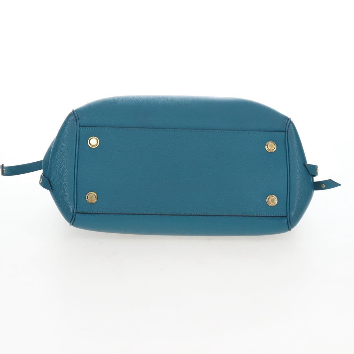 Louis Vuitton Milla Veau Nuage Calfskin, Blue, Leather, Handbag
