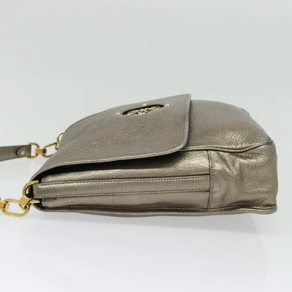 Loewe Anagram Leather, Gold, Leather, Tote Bag