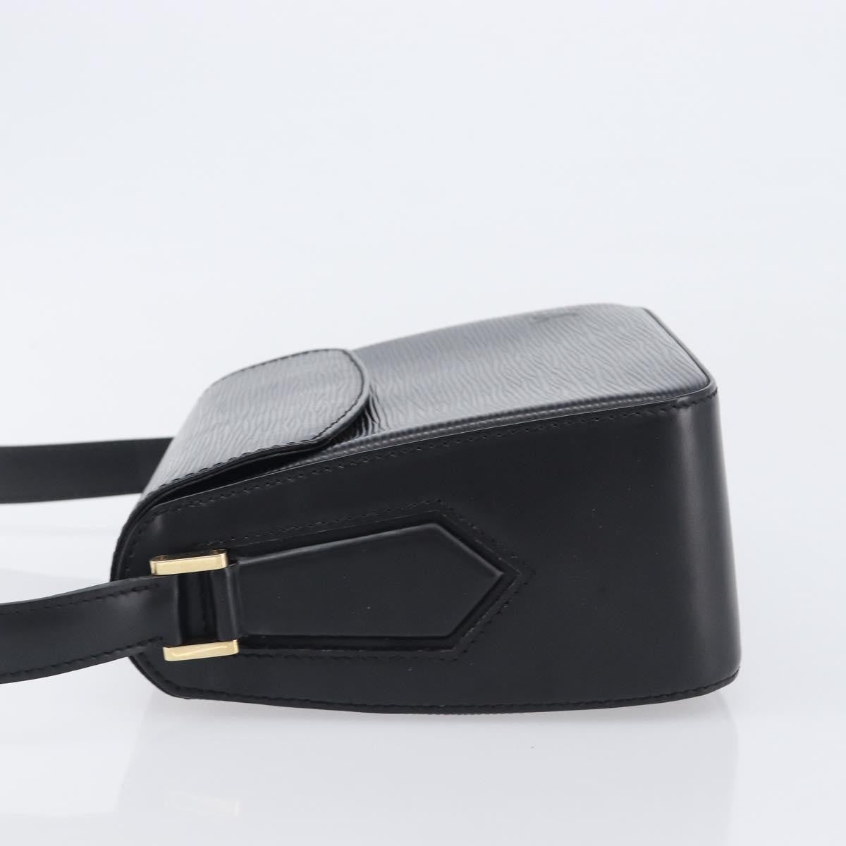 Louis Vuitton Buci Epi Leather, Black, Leather, Handbag