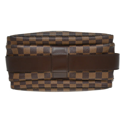 Louis Vuitton Naviglio Damier Ebene, Brown, Canvas, Shoulder Bag