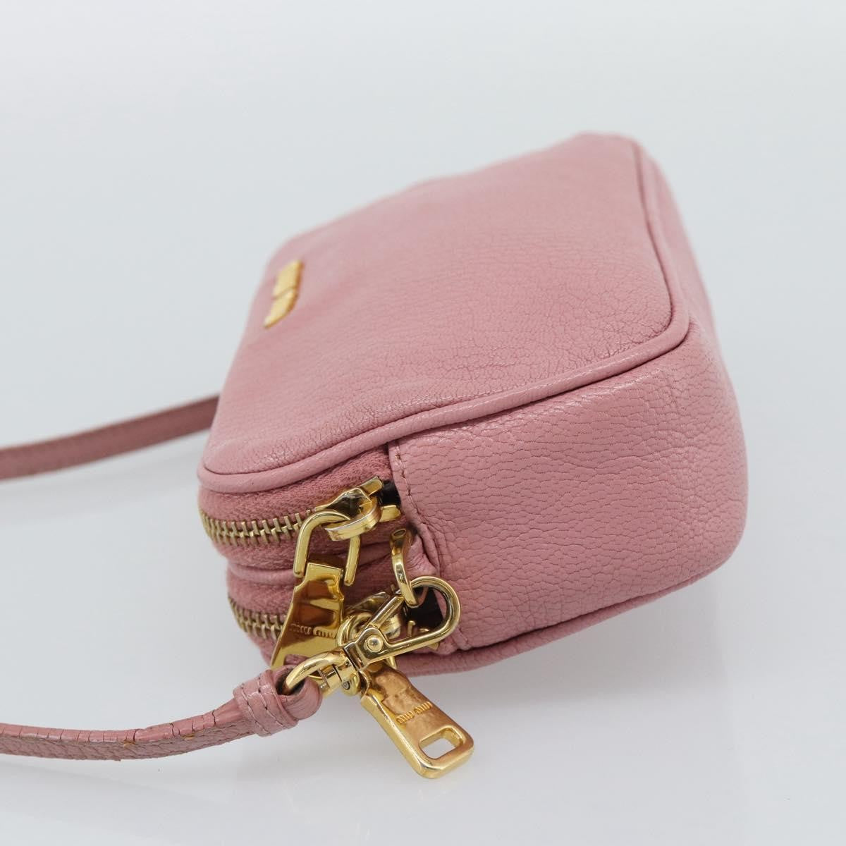 Miu Miu Vintage Leather, Pink, Leather, Handbag