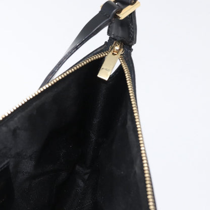 Salvatore Ferragamo Gancini Leather, Black, Leather, Crossbody Bag