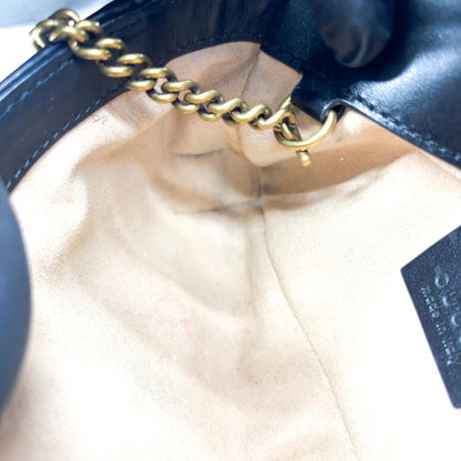 Gucci GG Marmont Flap Matelasse Leather, Black, Leather, Handbag