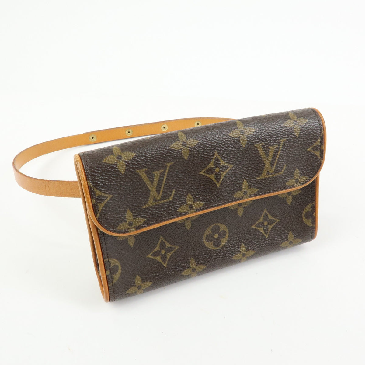 Louis Vuitton Florentine Waist Monogram Canvas, Brown, Canvas, Handbag