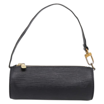 Louis Vuitton Soufflot Pochette Epi Leather, Black, Leather, Clutch