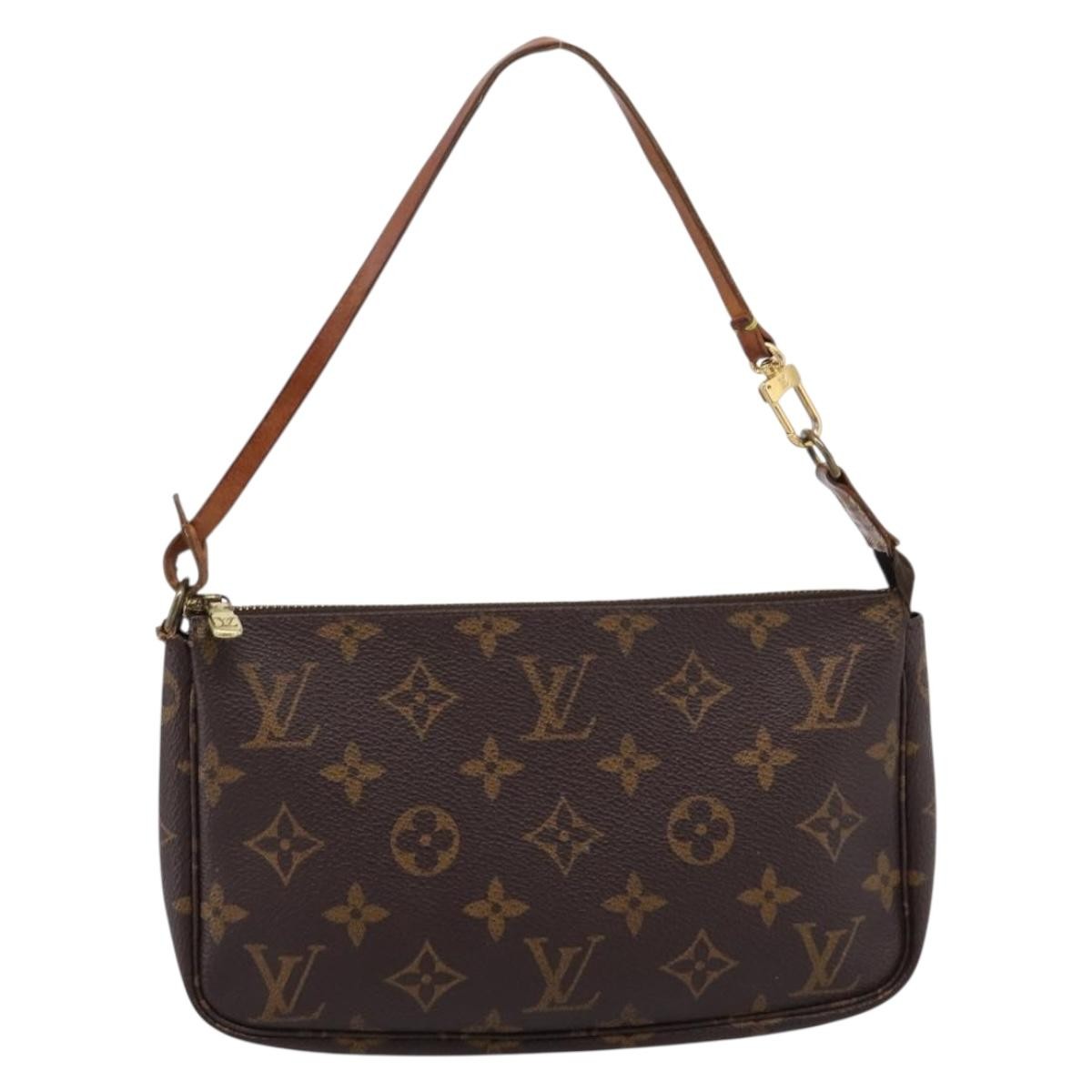 Louis Vuitton Pochette Accessoires NM Monogram Canvas, Brown, Canvas, Clutch