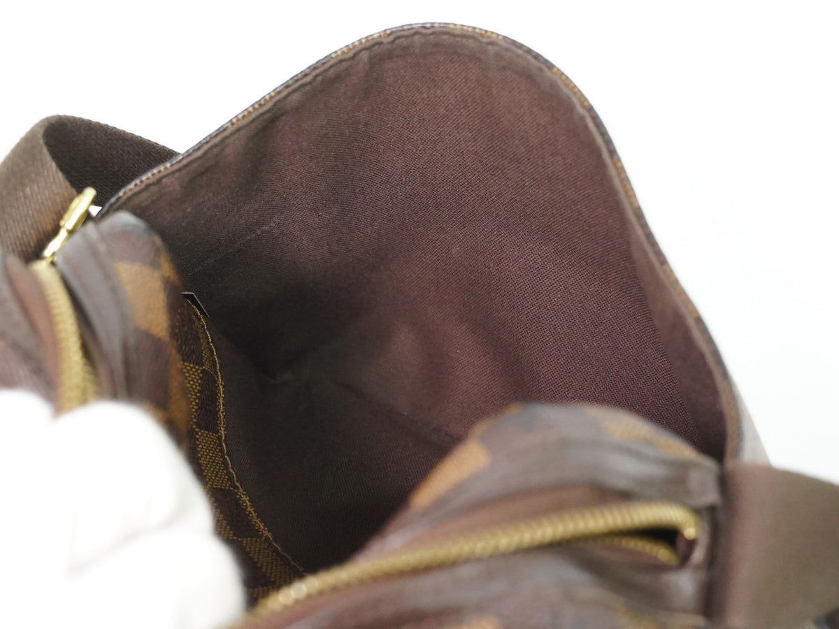 Louis Vuitton Trotteur Beaubourg Damier, Brown, Canvas, Handbag