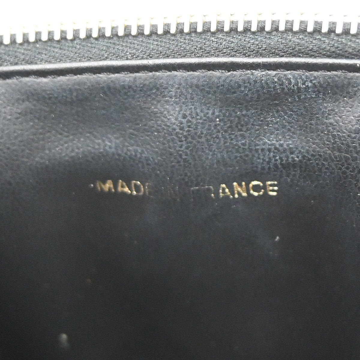 Chanel Vintage Timeless Cosmetic Case Caviar, Black, Leather, Handbag