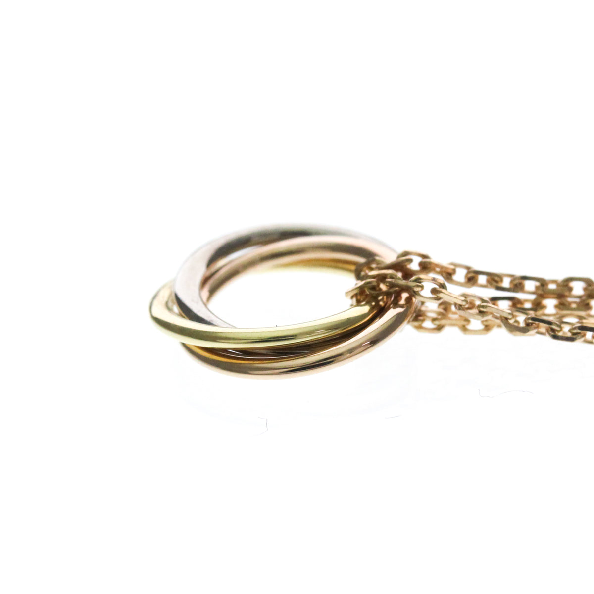Cartier Trinity Choker 18K Tricolor Gold, Gold, Gold, Necklace